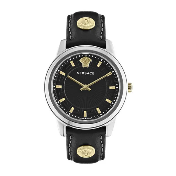 Đồng Hồ Nữ Versace Women VEPX01521 Greca 38mm Quartz Watch Màu Đen