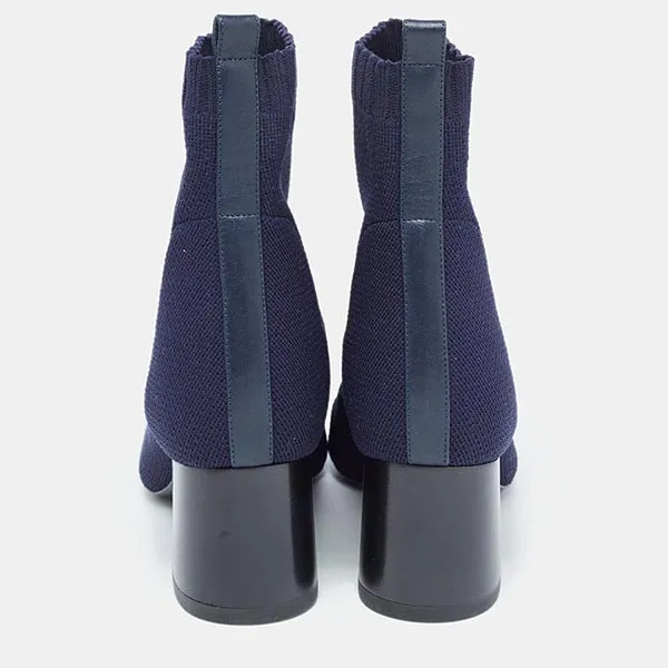 Giày Boot Nữ Hermès Knit Fabric Volver Màu Tím Than Size 35 - Giày - Vua Hàng Hiệu