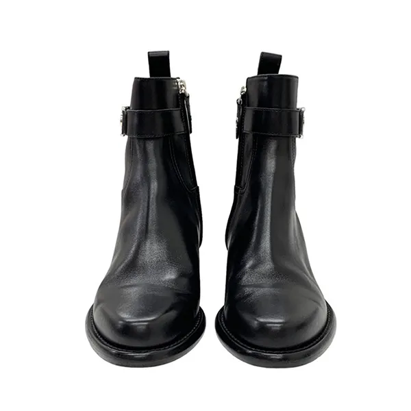 Giày Boot Nữ Louis Vuitton LV Ankle Boots Short Shoes Waist Side Line Leather Màu Đen Size 36 - Giày - Vua Hàng Hiệu
