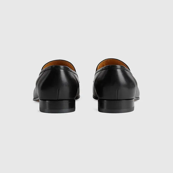 Giày Lười Nam Gucci Loafer With Horsebit 'Black' 669816 Màu Đen Size 40