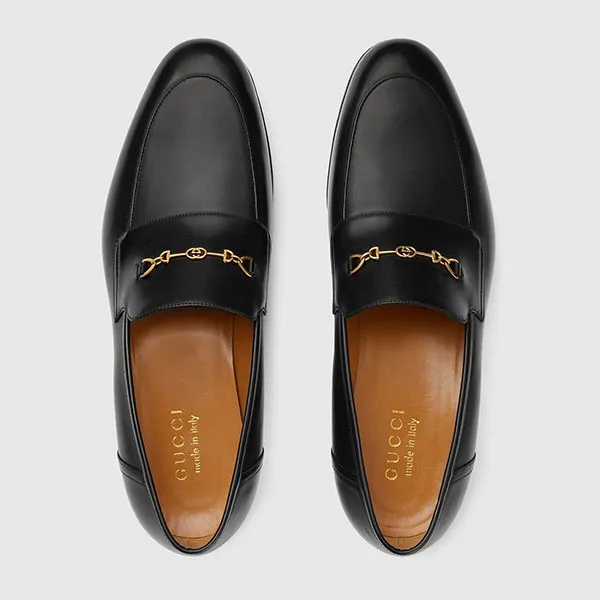 Giày Lười Nam Gucci Loafer With Horsebit 'Black' 669816 Màu Đen Size 40