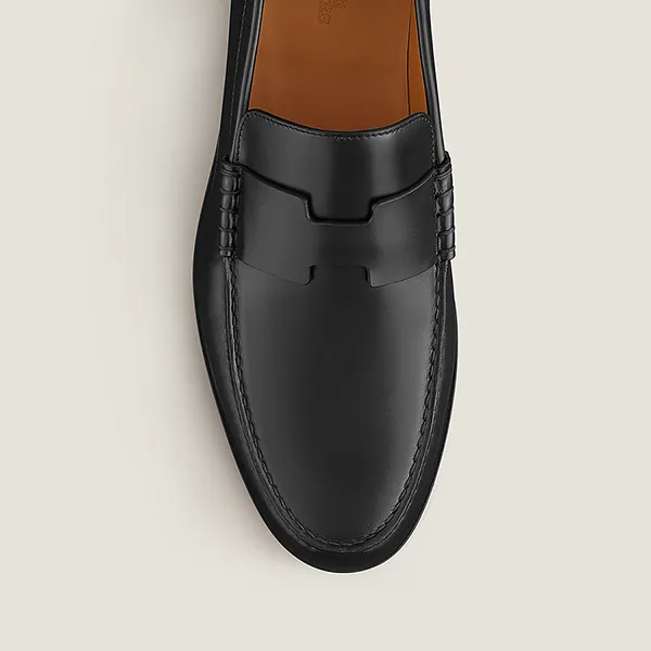 Giày Lười Nam Hermès Duke Loafer Màu Đen Size 41