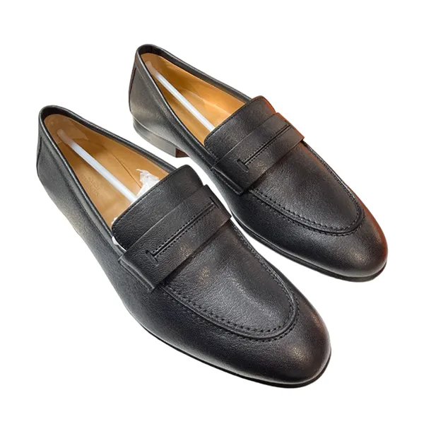 Giày Lười Nam Hermès Loafer Màu Đen Size 41.5 - Giày - Vua Hàng Hiệu