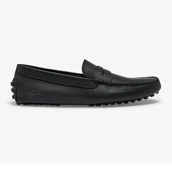 Giày Lười Nam Lacoste Men's Concours Loafers 35CAM0118 Màu Đen Size 42