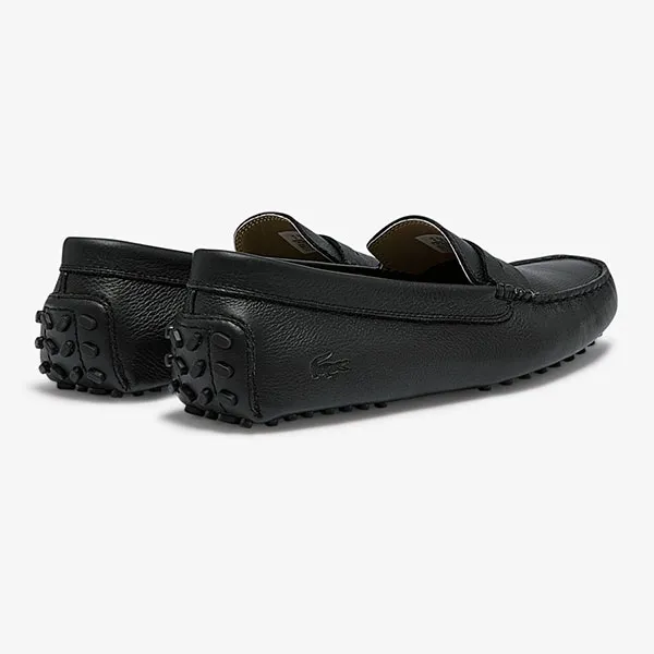 Giày Lười Nam Lacoste Men's Concours Loafers 35CAM0118 Màu Đen Size 42