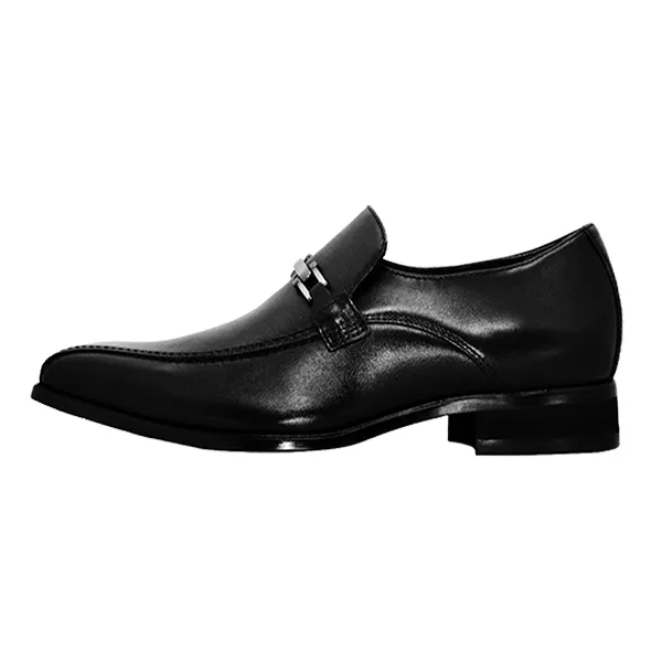 Giày Lười Nam Madras Modello Leather Shoes 4050BLA Màu Đen Size 40