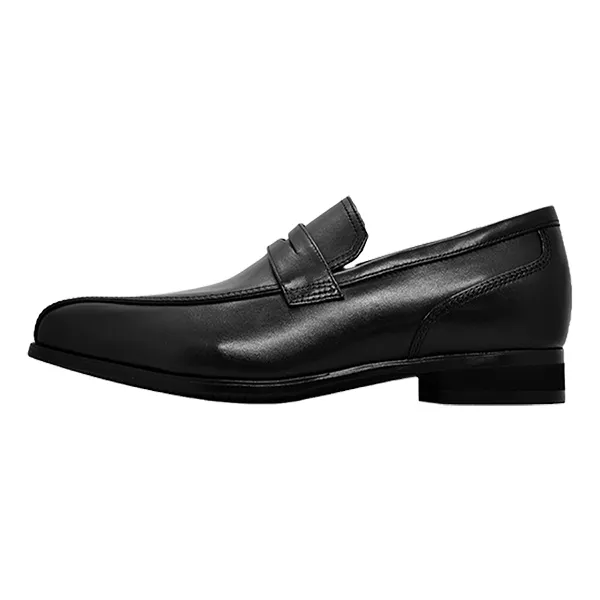 Giày Lười Nam Madras Modello Leather Shoes 4063BLA Màu Đen Size 40