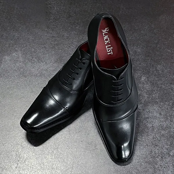 Giày Lười Nam Madras Modello Straight Tip BC6007 Black Màu Đen Size 41