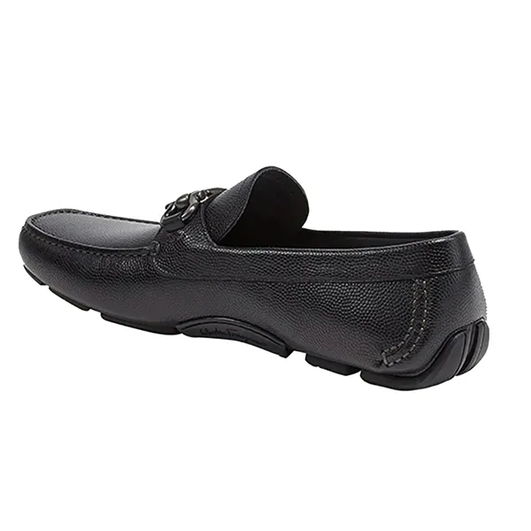 Giày Lười Nam Salvatore Ferragamo Driver With Gancini Ornament Màu Đen Size 6 - Giày - Vua Hàng Hiệu