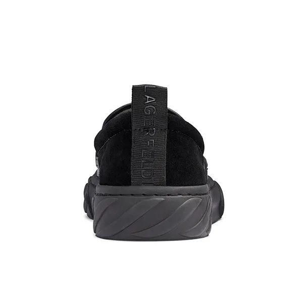 Giày Slip On Karl Lagerfeld Classic Sneaker LF1S2152 - BLK Màu Đen Size 9
