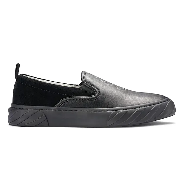 Giày Slip On Karl Lagerfeld Classic Sneaker LF1S2152 - BLK Màu Đen Size 9