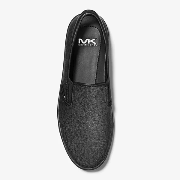 Giày Slip On Nam Michael Kors Mk Nate Logo Slip-On Sneaker 42F1NAFP1Q Màu Đen Size 8.5 - Giày - Vua Hàng Hiệu