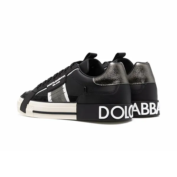 Giày Sneaker Dolce & Gabbana D&G 2.Zero Custom Leather Màu Đen Size 5 - 4