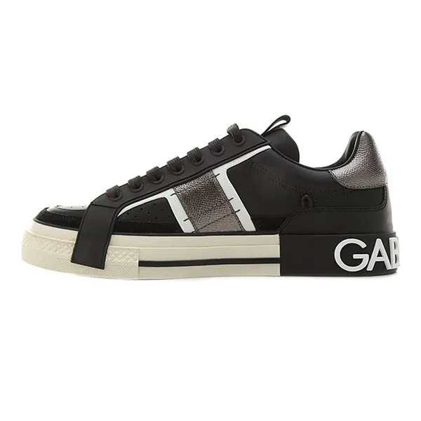 Giày Sneaker Dolce & Gabbana D&G 2.Zero Custom Leather Màu Đen Size 5 - 3