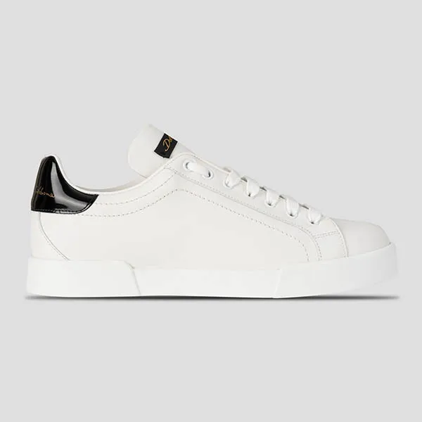 Giày Sneaker Nam Dolce & Gabbana D&G Black & White With Logo CK1563 B7105 89697 Màu Đen Trắng Size 40 - 1