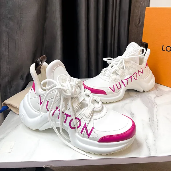 Giày Sneaker Nữ Louis Vuitton LV Archlight Màu Trắng Hồng Size 37.5 - Giày - Vua Hàng Hiệu