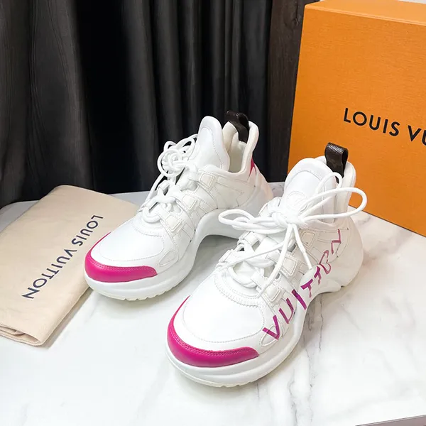 Giày Sneaker Nữ Louis Vuitton LV Archlight Màu Trắng Hồng Size 37.5 - Giày - Vua Hàng Hiệu