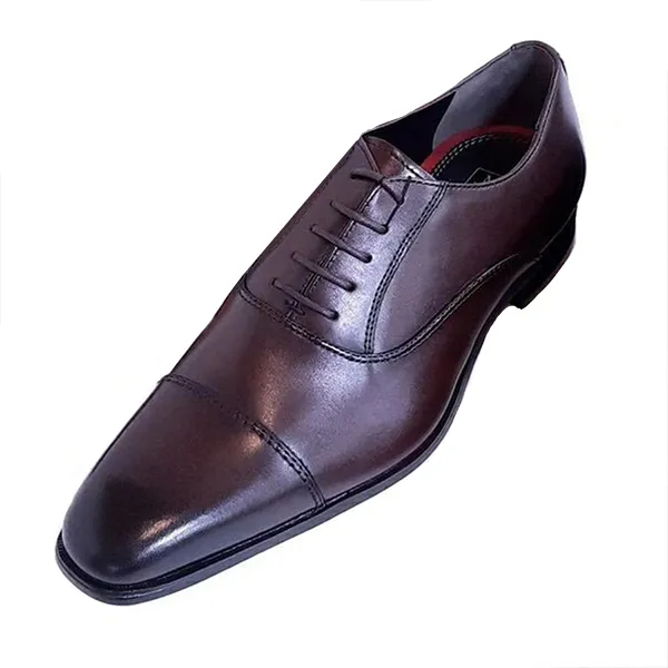 Giày Tây Nam Madras Modello Business Shoes Genuine Leather PR4047 Màu Nâu Đậm Size 40