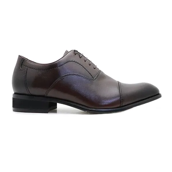 Giày Tây Nam Madras Modello Leather Lace Shoes No1505 Màu Nâu Đậm Size 40