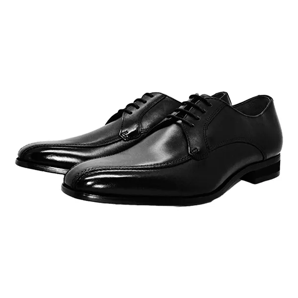 Giày Tây Nam Madras Modello Leather Shoes 4046BLA Màu Đen Size 40