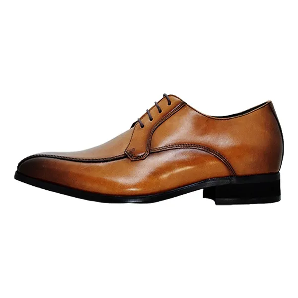 Giày Tây Nam Madras Modello Leather Shoes 4046LBR Màu Nâu Sáng Size 40