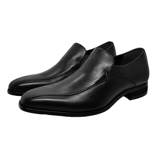Giày Lười Nam Madras Modello Leather Shoes 4048BLA Màu Đen Size 40