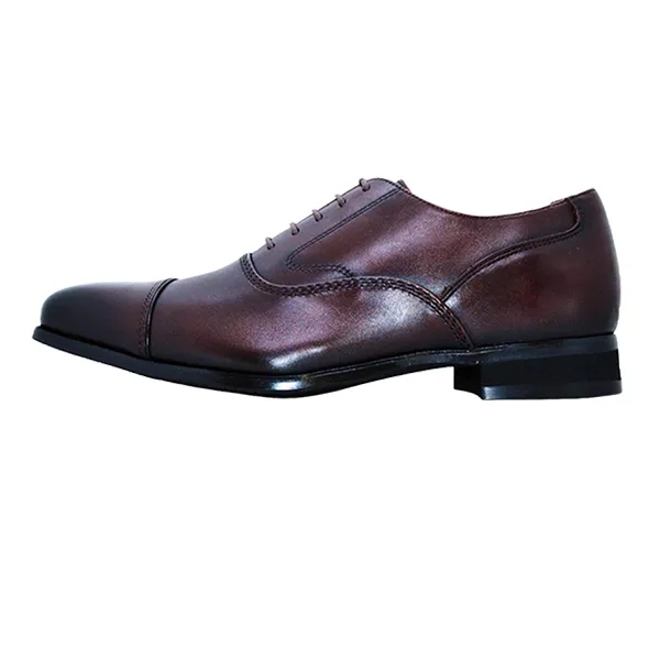 Giày Tây Nam Madras Modello Leather Shoes 4061BUR Màu Đỏ Burgundy Size 40