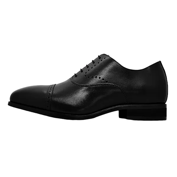 Giày Tây Nam Madras Modello Leather Shoes 4101BLA Màu Đen Size 40
