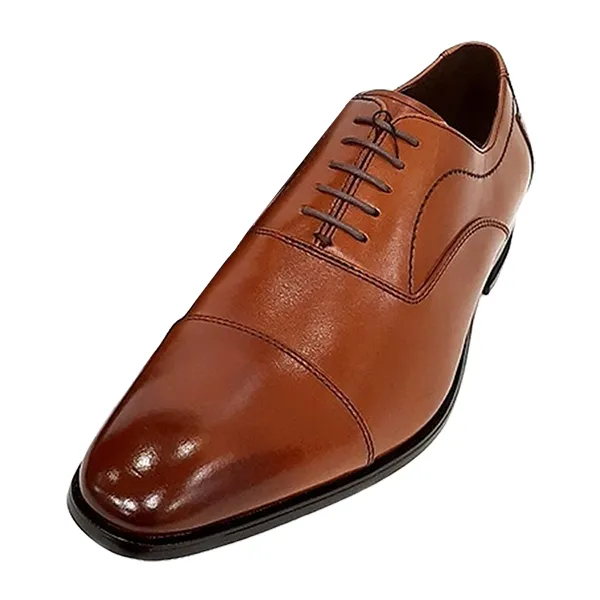 Giày Tây Nam Madras Modello Leather Shoes VC1505 Màu Nâu Sáng Size 40