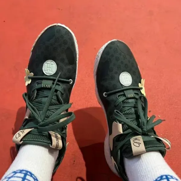 Giày Bóng Rổ Adidas Harden Vol.6 Green Oxide Monogram GW9032 Màu Xanh Rêu