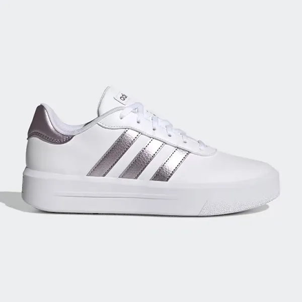 Giày Thể Thao Adidas NEO Court Platform GV8999 Màu Trắng Bạc Size 36.5