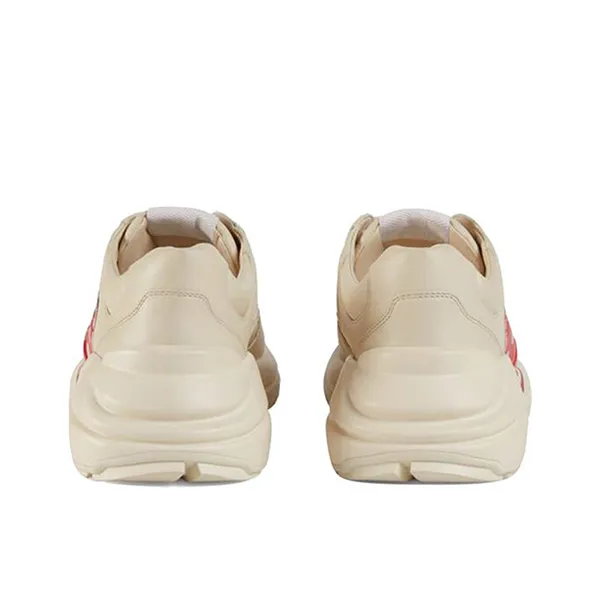 Giày Thể Thao Gucci Rhyton GG Apple Ivory Kid Màu Trắng Kem Size 30