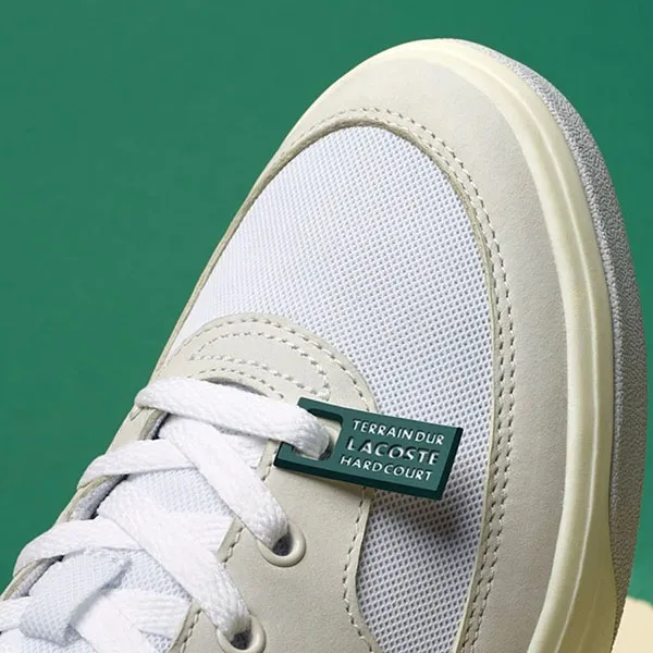 Giày Thể Thao Lacoste G80 OG Leather And Textile Màu Trắng Size 42.5 - 4