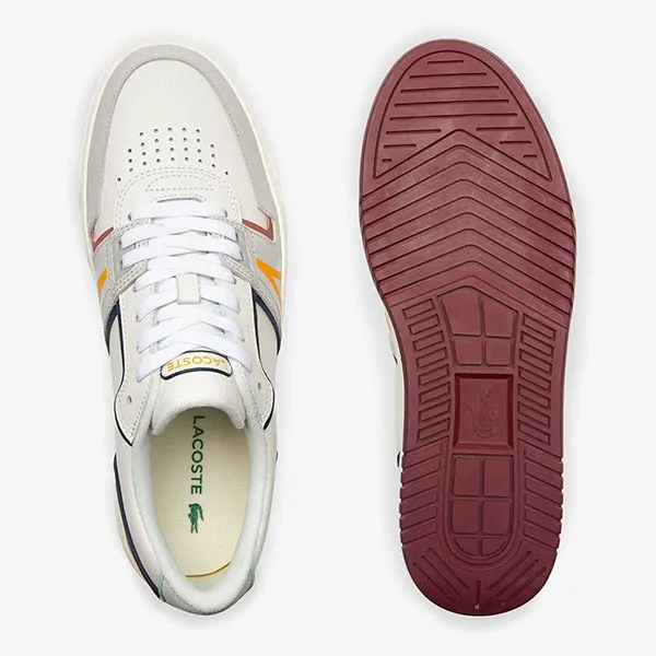 Giày Thể Thao Nam Lacoste L001 Leather Trainers 42SMA0092 Màu Trắng Size 41 - 4