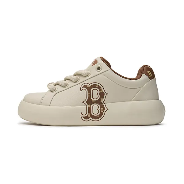 Giày Thể Thao MLB Chunky Classic Base Monogram Boston Red Sox 3ASXCBH4N-43BGS Màu Nâu Kem Size 250