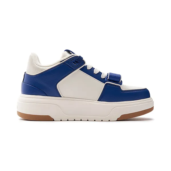 Giày Thể Thao MLB Chunky Liner Mid Saffiano LA Dodgers 3ASXLMF3N-07BLS Màu Xanh Trắng