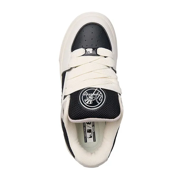 Giày Thể Thao MLB Chunkyliner Wide New York Yankees 3ASXCLW4N-50BKS Màu Đen Trắng Size 230