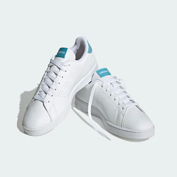 Giày Thể Thao Nam Adidas Advantage HR0237 Màu Xanh Trắng Size 44.5