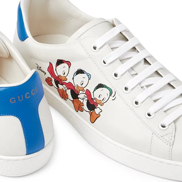 Giày Thể Thao Nam Gucci x Disney Donald Duck Ace Màu Trắng Size 41 - Giày - Vua Hàng Hiệu