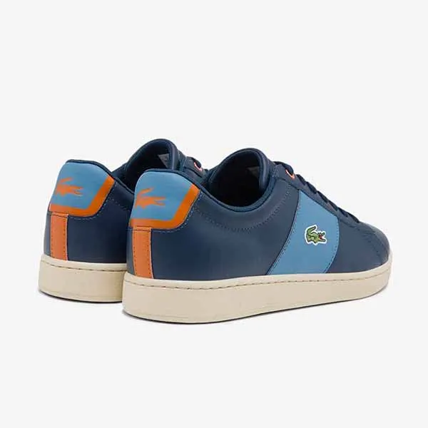 Giày Thể Thao Nam Lacoste Animal Printed Lace-Ups Casual Màu Xanh Size 40