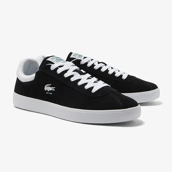 Giày Thể Thao Nam Lacoste Baseshot Màu Đen Size 42 - Giày - Vua Hàng Hiệu