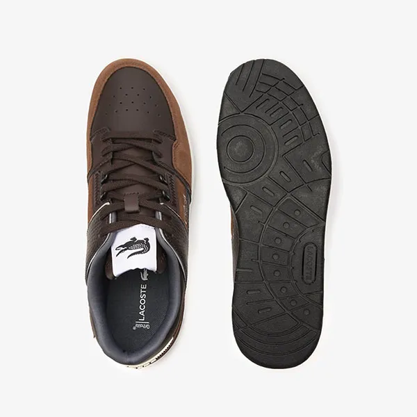Giày Thể Thao Nam Lacoste Court Cage 2231 Màu Nâu Size 43