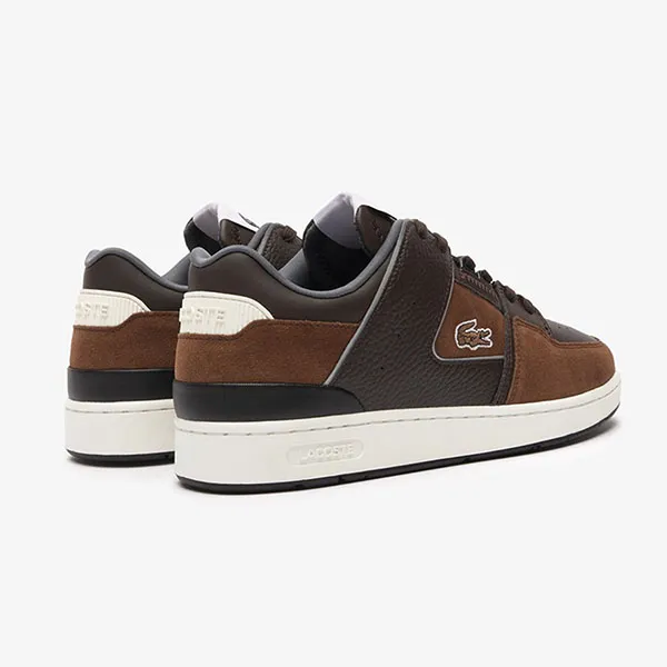 Giày Thể Thao Nam Lacoste Court Cage 2231 Màu Nâu Size 43