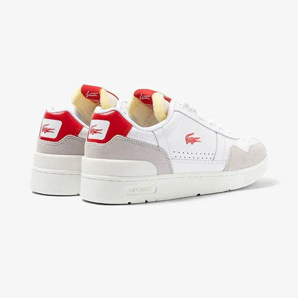 Giày Thể Thao Nam Lacoste T-Clip 2235 Màu Trắng/Đỏ Size 39.5 - Giày - Vua Hàng Hiệu