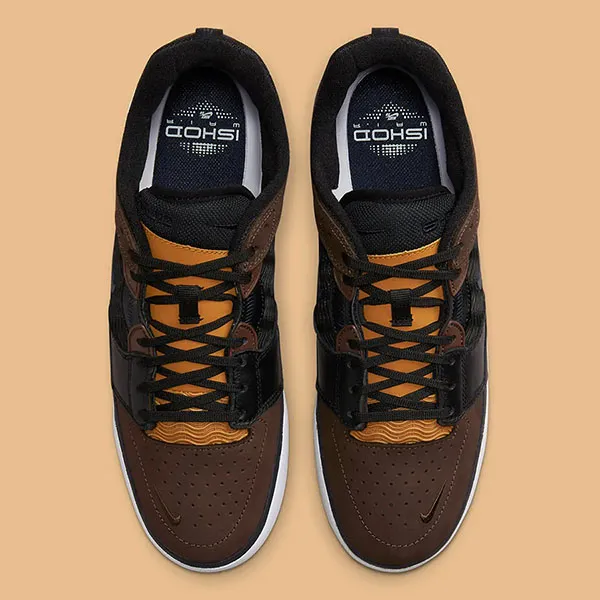 Giày Thể Thao Nam Nike SB Ishod Premium Shoes Baroque Brown/Obsidian Black FD1144-200 Phối Màu