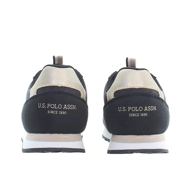 Giày Thể Thao Nữ U.S. Polo Assn. NOBIK008K3TH1_NERO_BLK Màu Đen Size 39 - Giày - Vua Hàng Hiệu