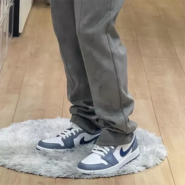 Giày Thể Thao Nike Air Jordan 1 Low Ashen Slate 553558 414 Màu Trắng Xanh Size 41 - Giày - Vua Hàng Hiệu