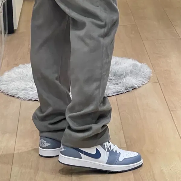 Giày Thể Thao Nike Air Jordan 1 Low Ashen Slate 553558 414 Màu Trắng Xanh Size 41 - Giày - Vua Hàng Hiệu