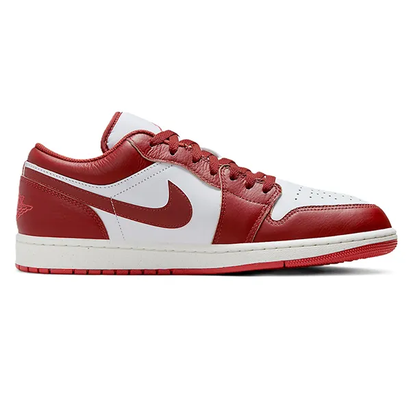 Giày Thể Thao Nike Air Jordan 1 Low Dune Red FJ3459-160/FJ3465-160 Màu Trắng Phối Đỏ Size 44 - Giày - Vua Hàng Hiệu
