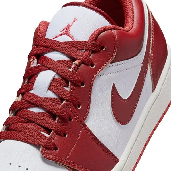 Giày Thể Thao Nike Air Jordan 1 Low Dune Red FJ3459-160/FJ3465-160 Màu Trắng Phối Đỏ Size 44 - Giày - Vua Hàng Hiệu